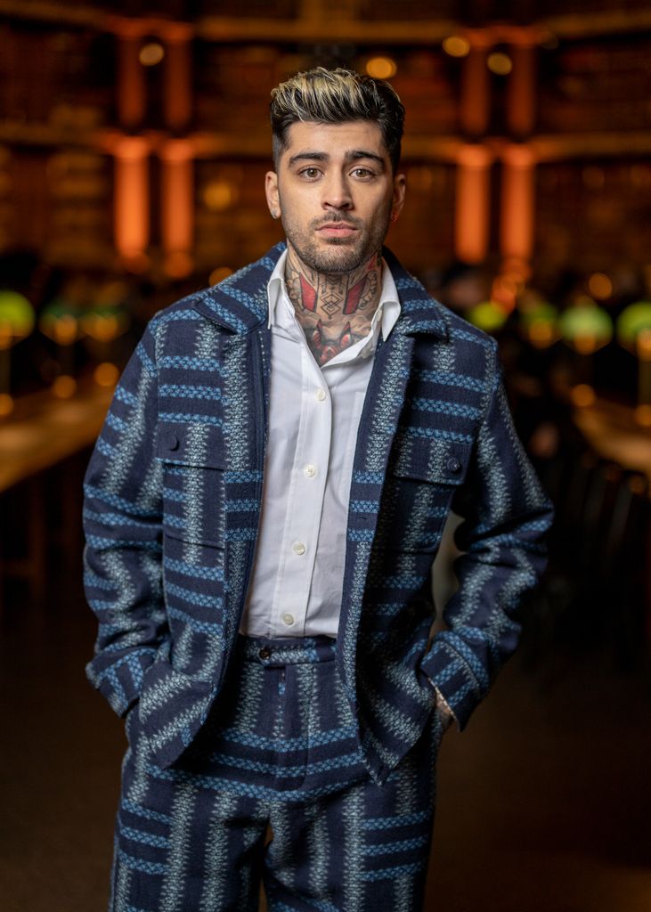 Zayn Malik walking at a fashion show