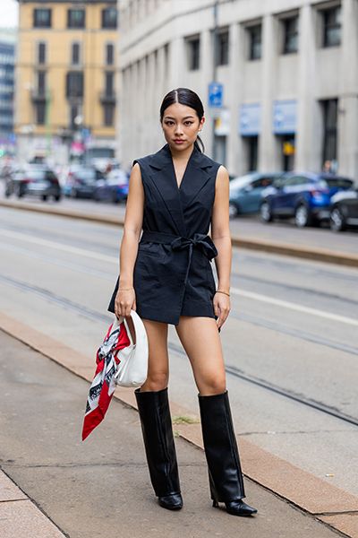 Milan Street Style Sleeveless Dress