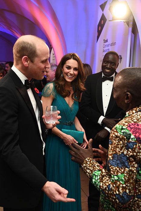 Prince William Kate mingle tusk awards