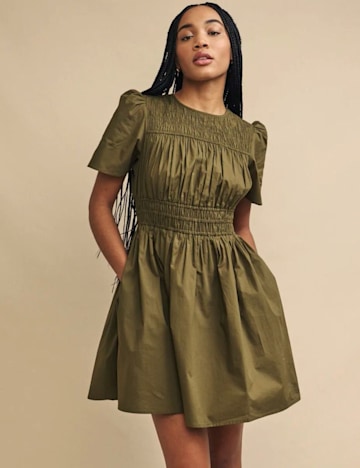 Khaki Natalia Mini Dress