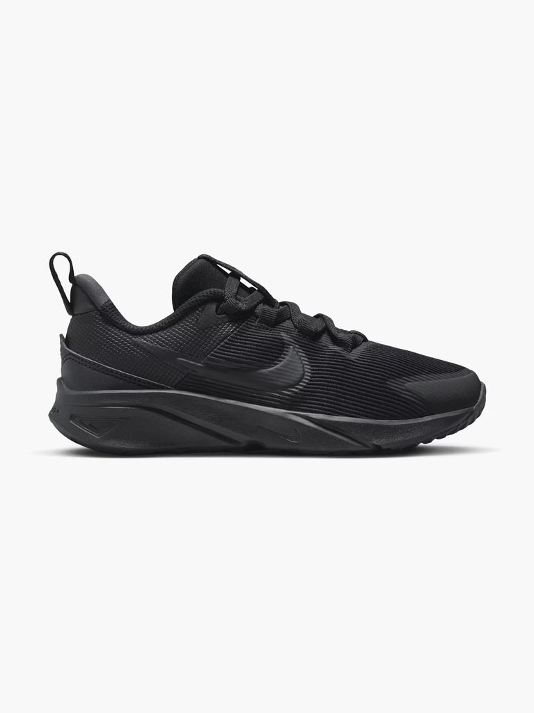 black Nike trainers product shot