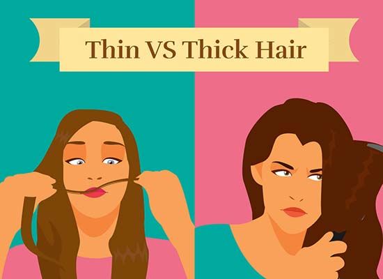 thick hair vs thin hair