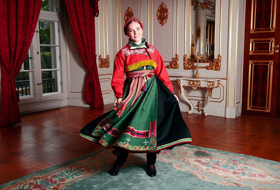 princess ingrid tradional dress