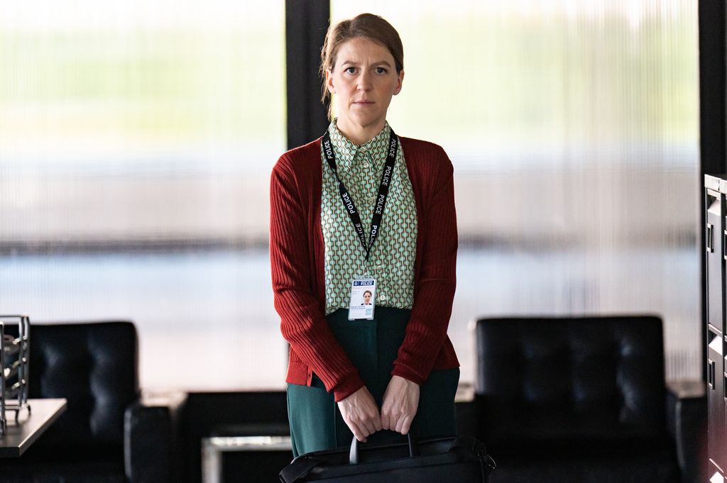 Gemma Whelan as DS Sarah Collins in The Tower 