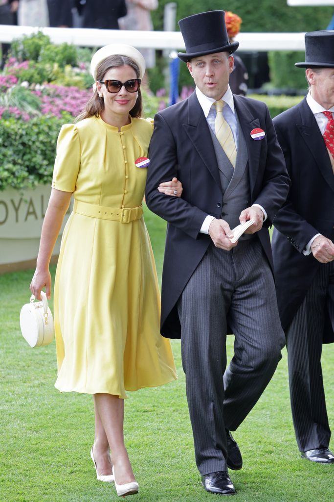 Lady Sophie Winkleman and Lord Frederick Windsor at day five of Royal Ascot 2023 