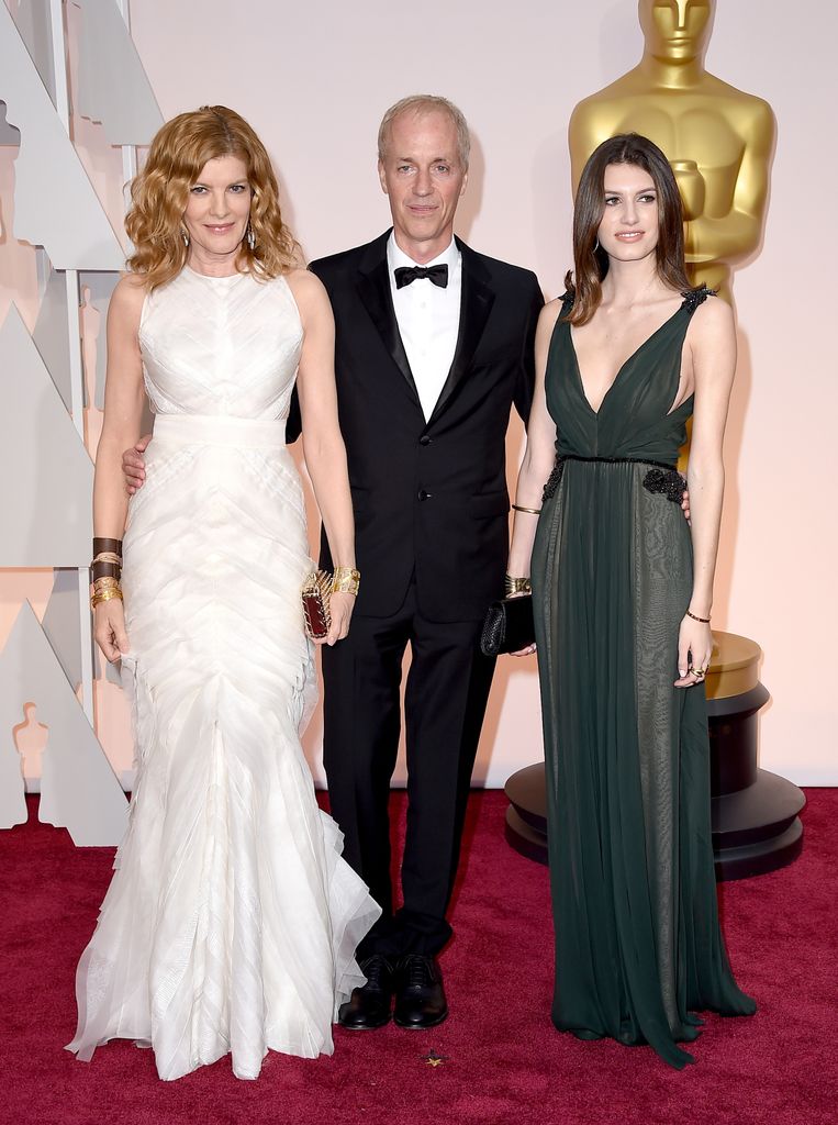 René Russo, son mari Dan Gilroy et sa fille Rose Russo.