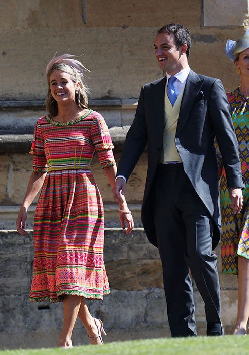 Cressida Bonas arrives royal wedding