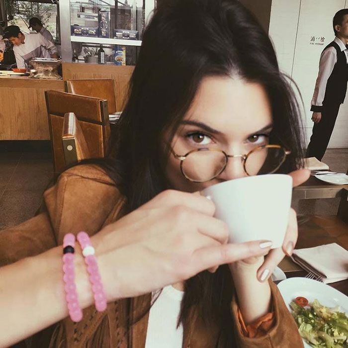 Kendall Jenner swears by drinking 12 cups of tea a day for her