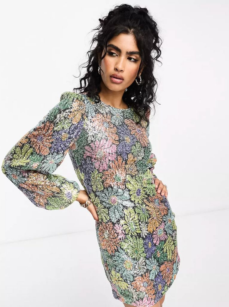 asos sequin dress