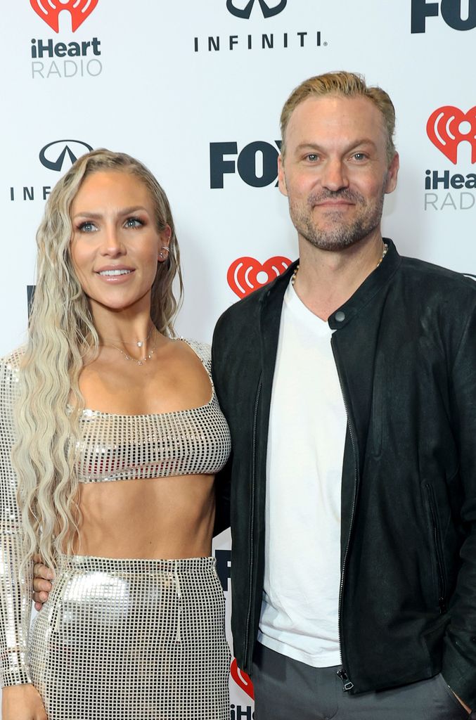 Sharna Burgess and Brian Austin Green attend the 2023 iHeartRadio Music Awards at Dolby Theatre on March 27, 2023 in Hollywood, California
