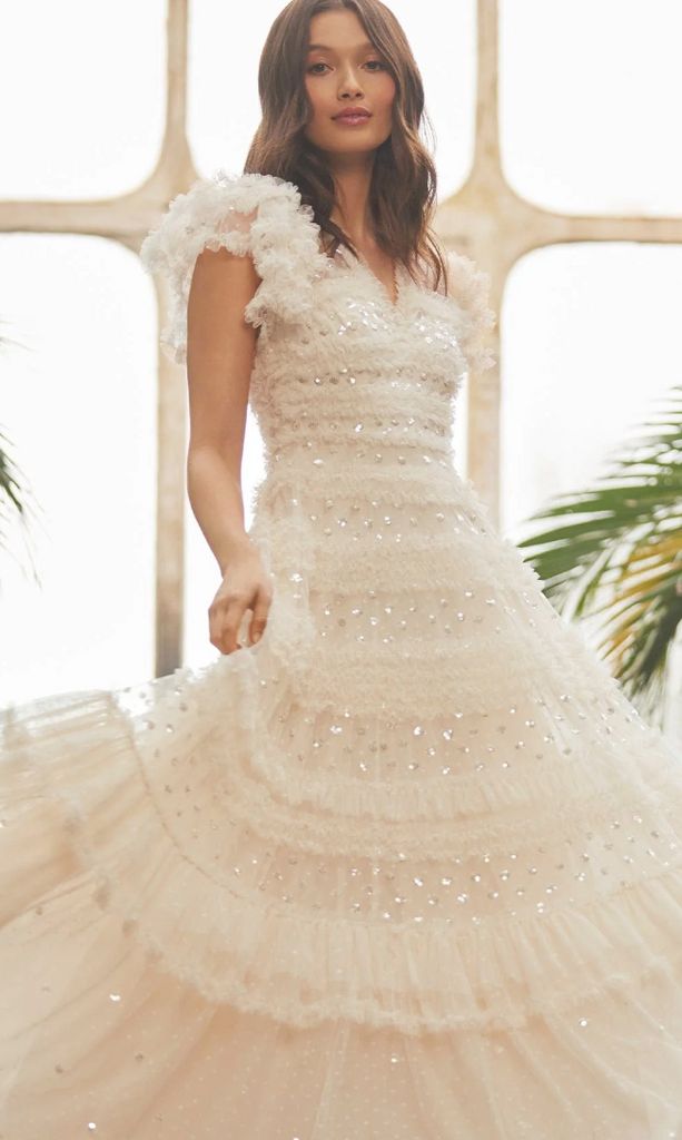 Lace Embellished Long Mother of the Bride Dress - Ever-Pretty UK