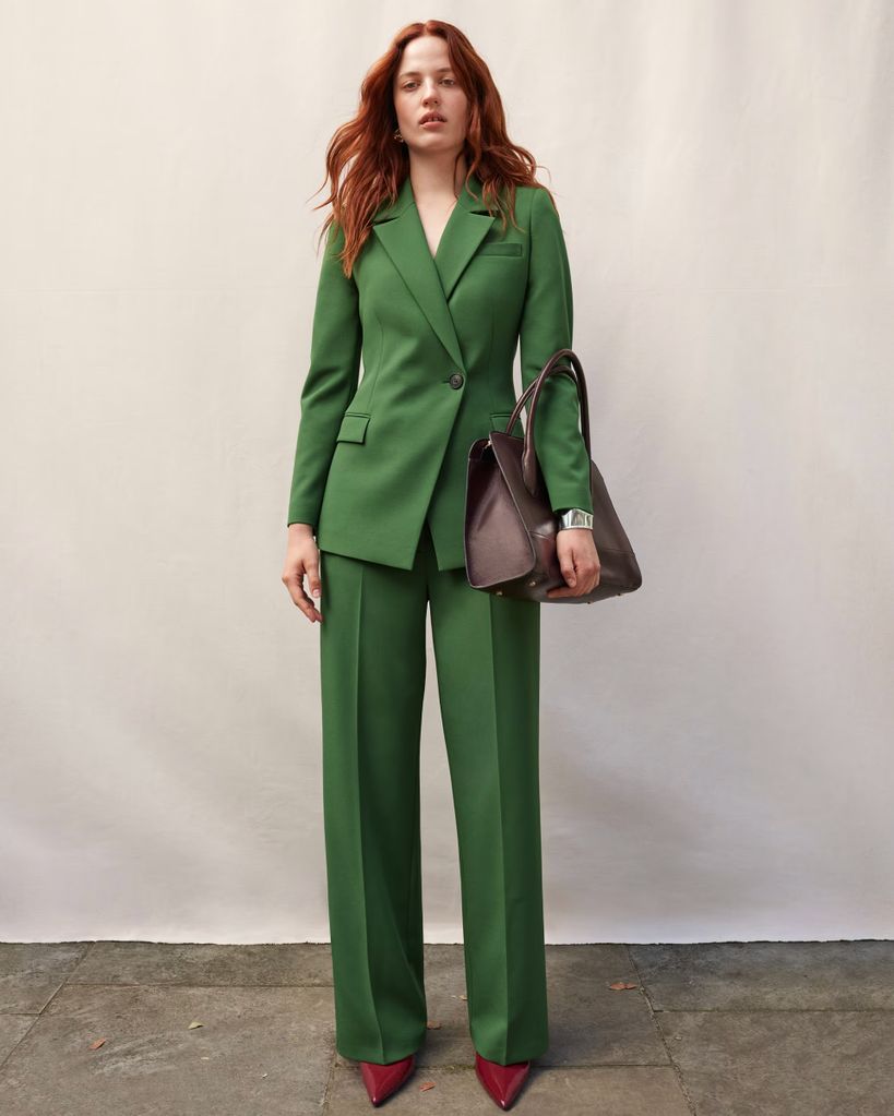 Marks & Spencer suit in green