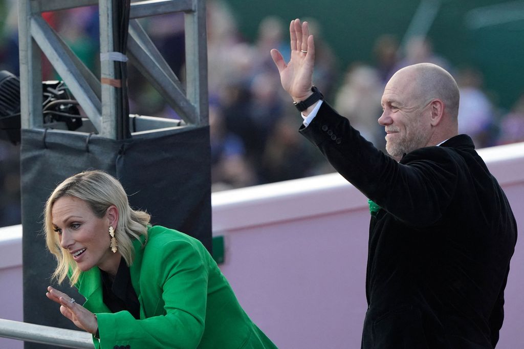 Zara and Mike Tindall arrive at Windsor Castle coronation concert for King Charles