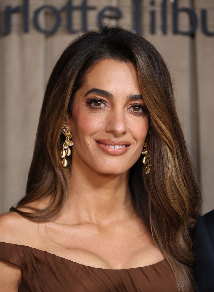 Amal Clooney attends the Clooney Foundation For Justice's The Albies at The Natural History Museum on October 03, 2025 in London, England.