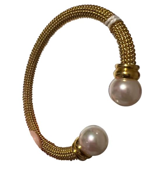 Pearl Torc Bracelet