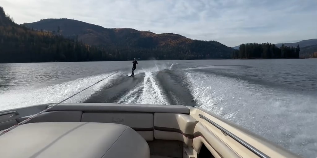 sydney sweeney waterskiing florida keys