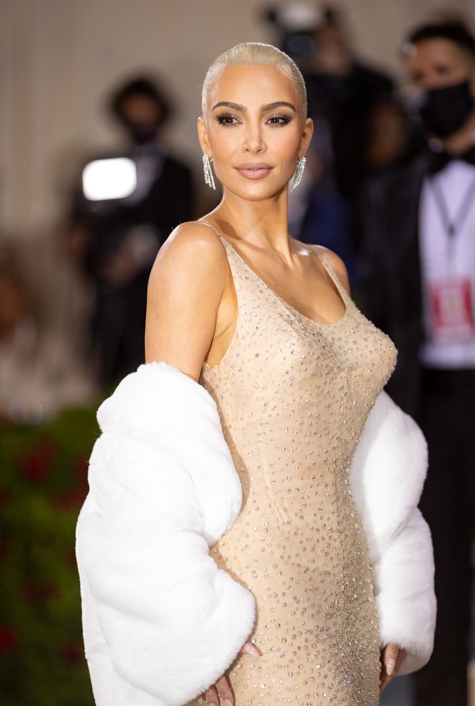 Kim Kardashian wearing Marilyn Monroe's dress at the MET Gala