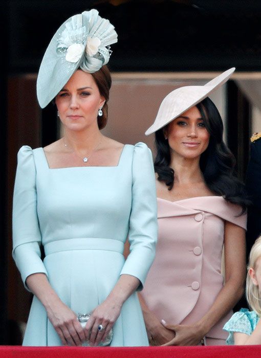 kate middleton meghan markle trooping the colour