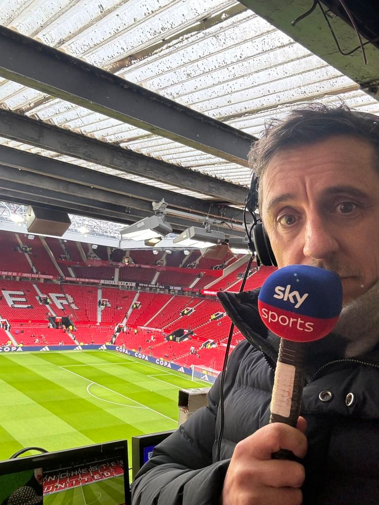 Gary Neville is a football pundit for Sky Sports