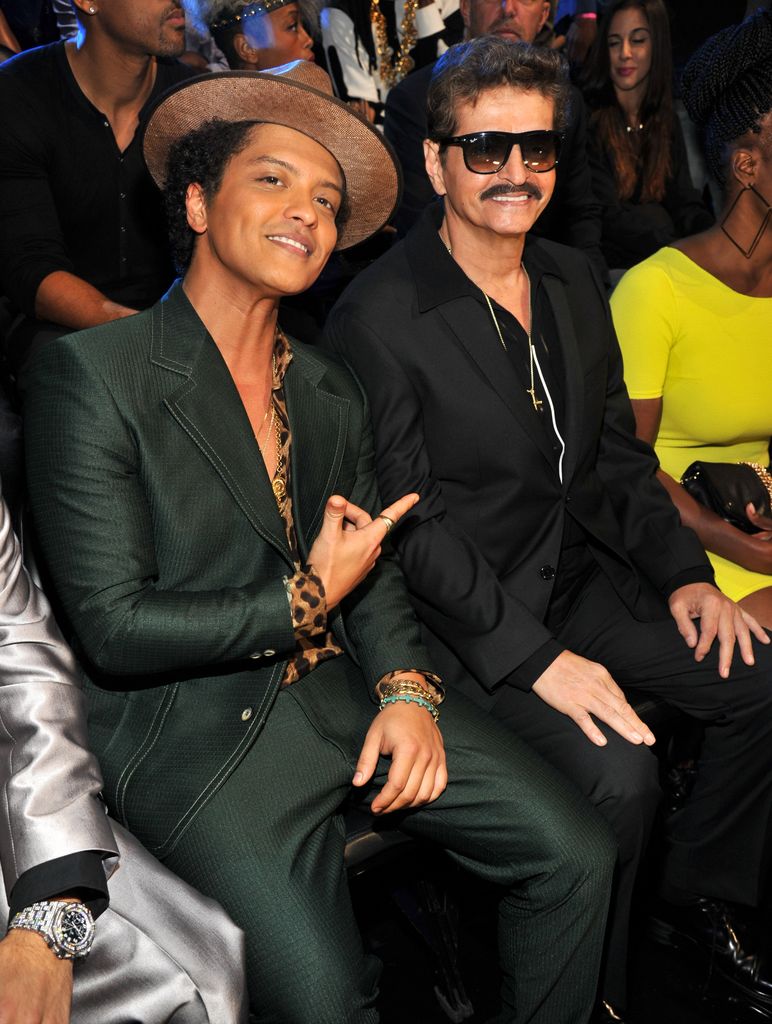 Bruno Mars with his dad