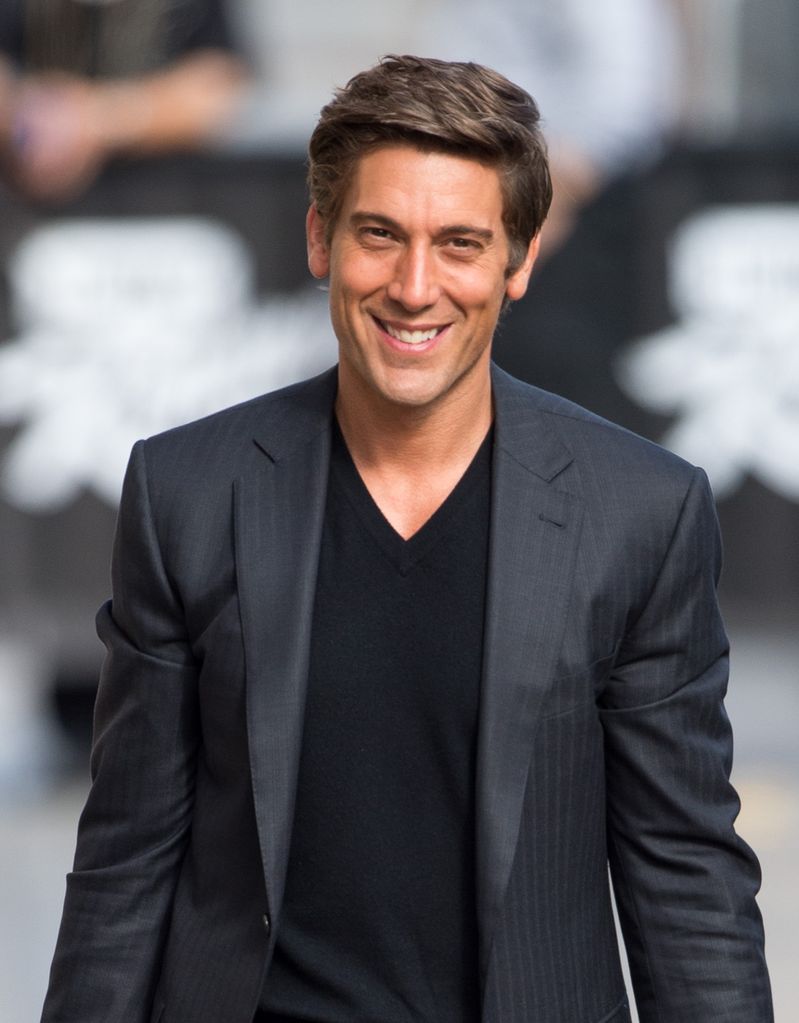 David Muir is seen at 'Jimmy Kimmel Live' on September 14, 2015 in Los Angeles, California.