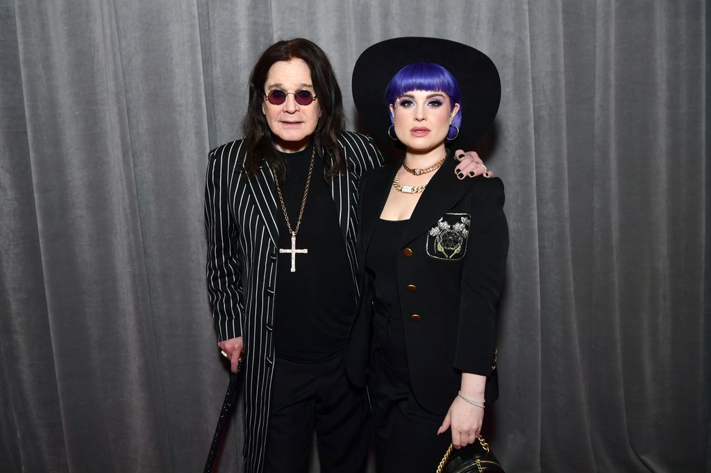 Ozzy Osbourne and Kelly Osbourne attend the 62nd Annual GRAMMY Awards at STAPLES Center on January 26, 2020 in Los Angeles, California
