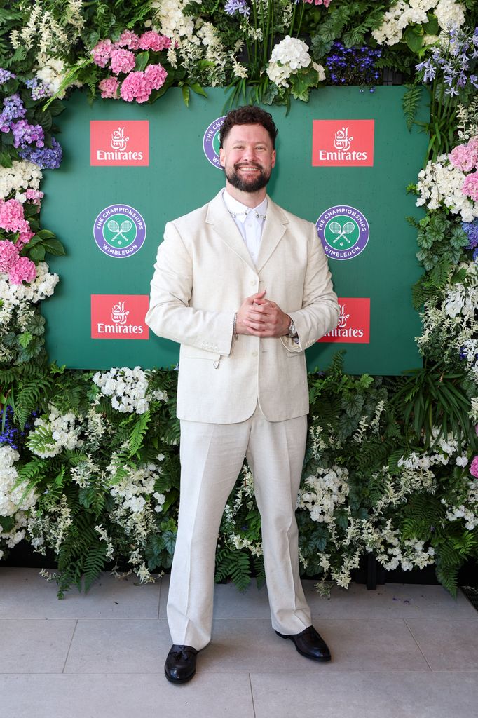 Calum Scott attends as a guest of Emirates, Official Airline Partner of The Championships