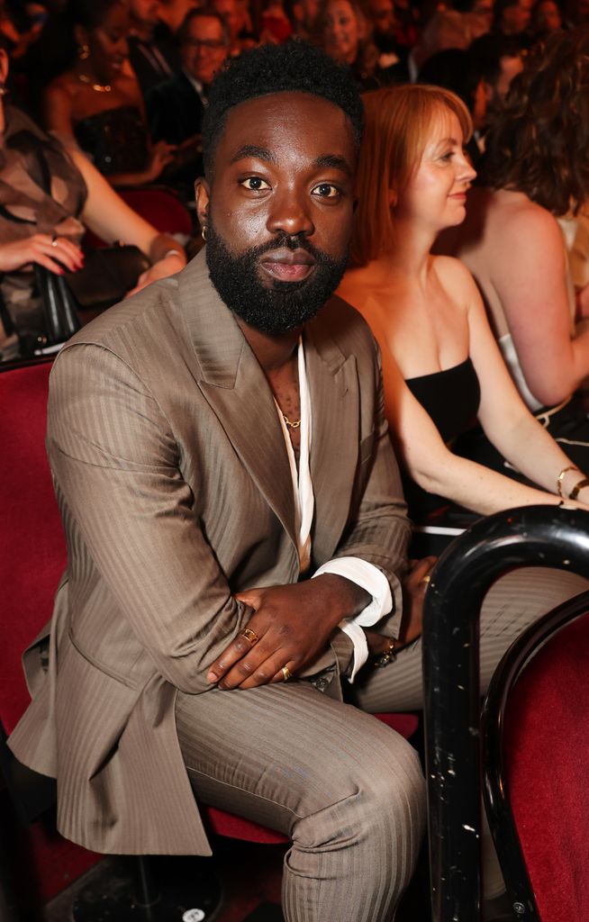 LONDON, ENGLAND - APRIL 06: Paapa Essiedu attends The Olivier Awards 2025 with Mastercard at The Royal Albert Hall on April 6, 2025 in London, England. (Photo by Max Cisotti/Dave Benett/Getty Images)