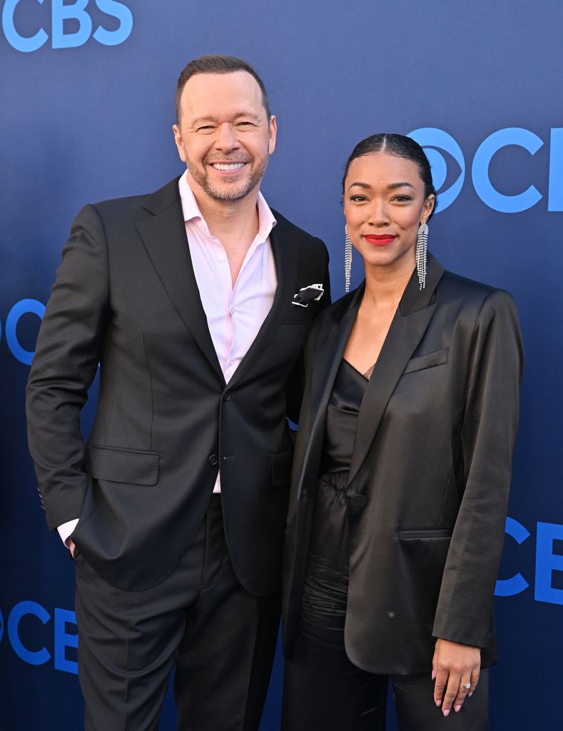 Donnie Wahlberg and Sonequa Martin-Green attend the CBS Fest 2025 at Paramount Studios on May 07, 2025 in Los Angeles, California