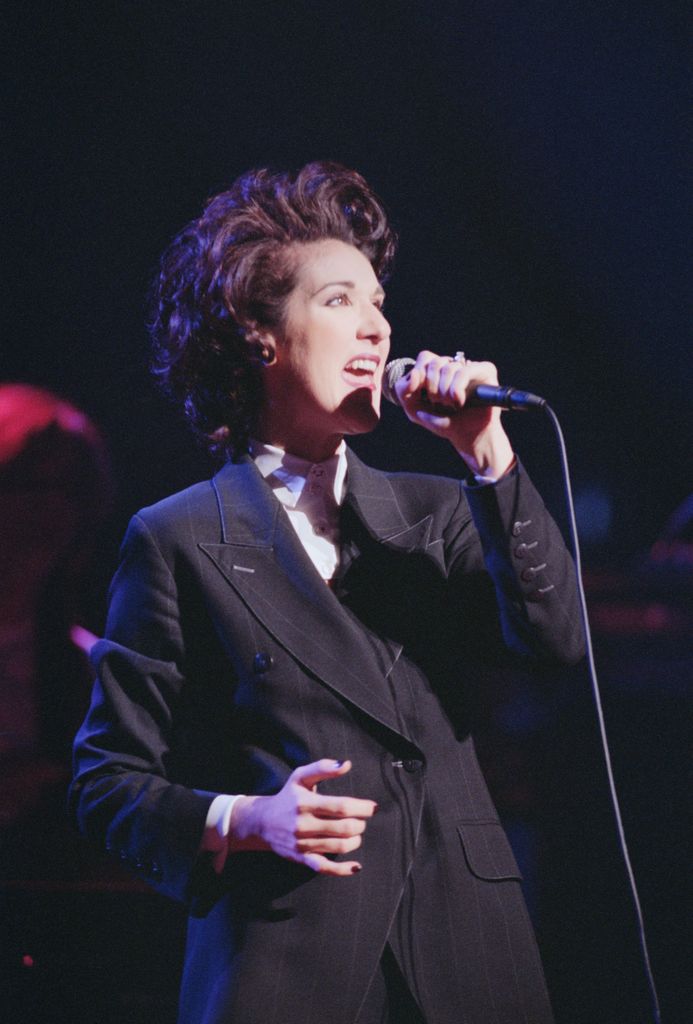 Pictured is the hairstyle that Celine showcased in her post
