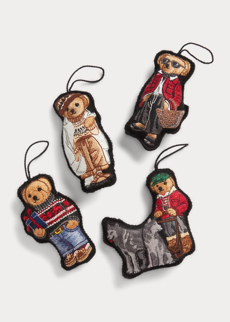 Christmas Polo Bear Ornament Gift Set  - Ralph Lauren