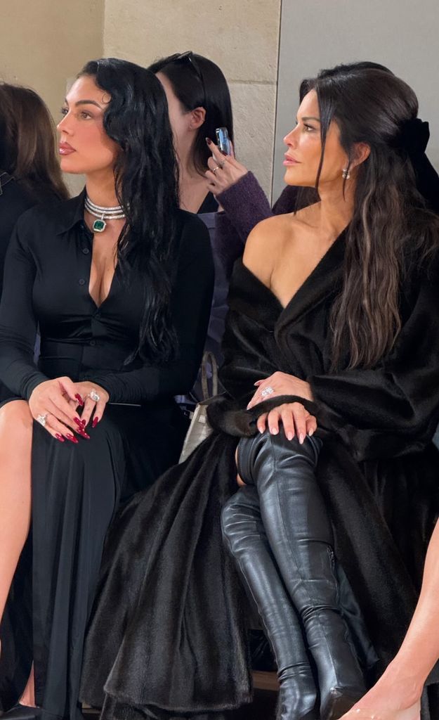 Georgina and Lauren during PFW in Paris