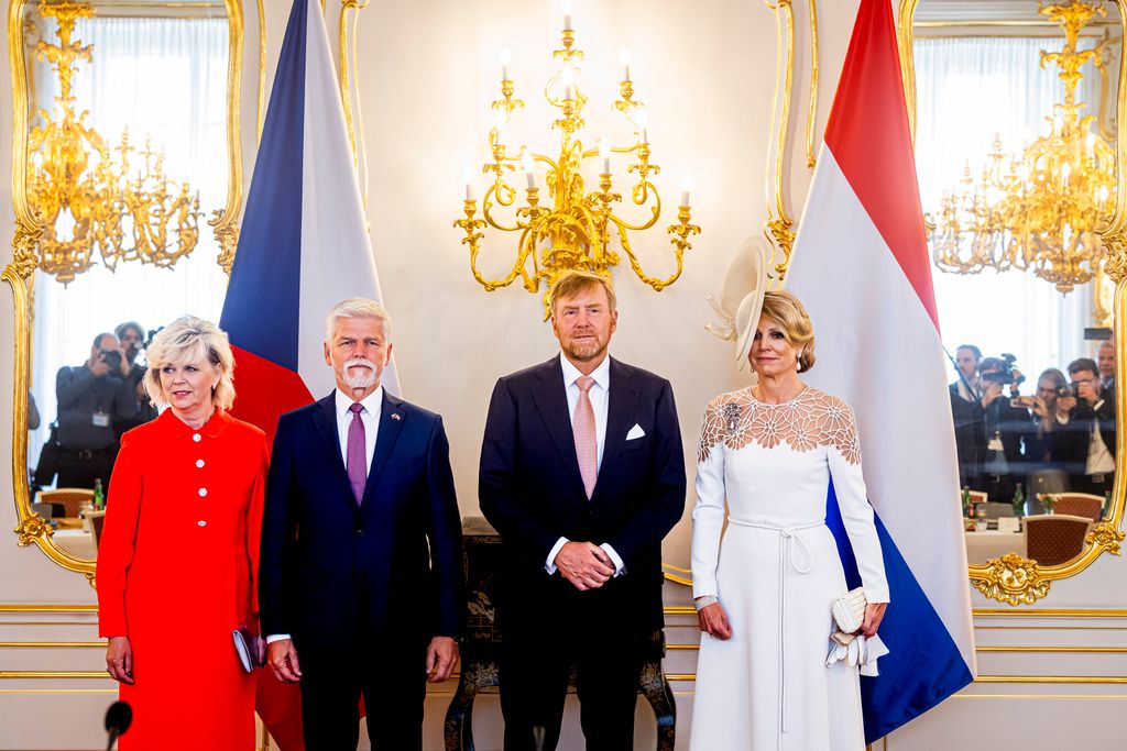 King Willem-Alexander of the Netherlands and Queen Maxima in Czech Republic