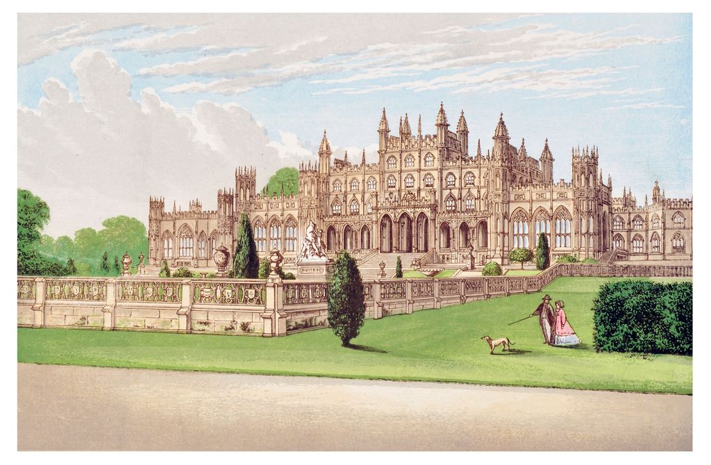 sketch of Eaton Hall 