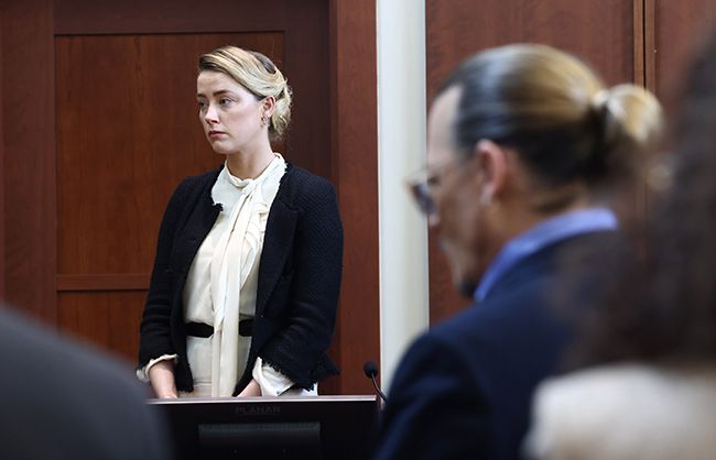 amber heard courtroom