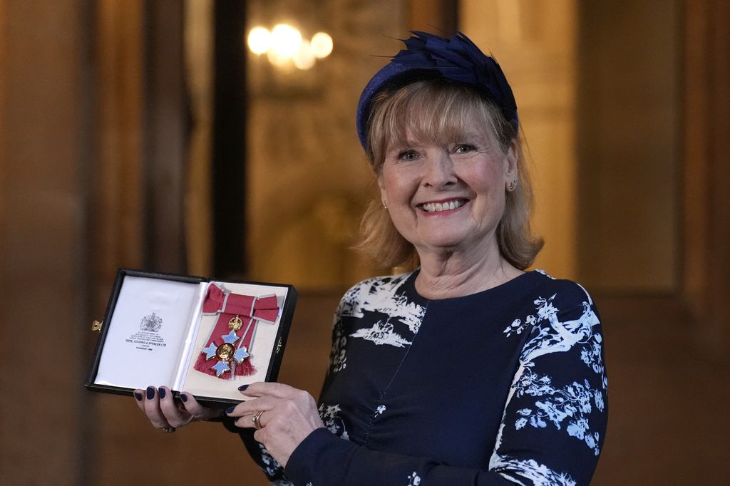 Journalist Martha Kearney with her CBE