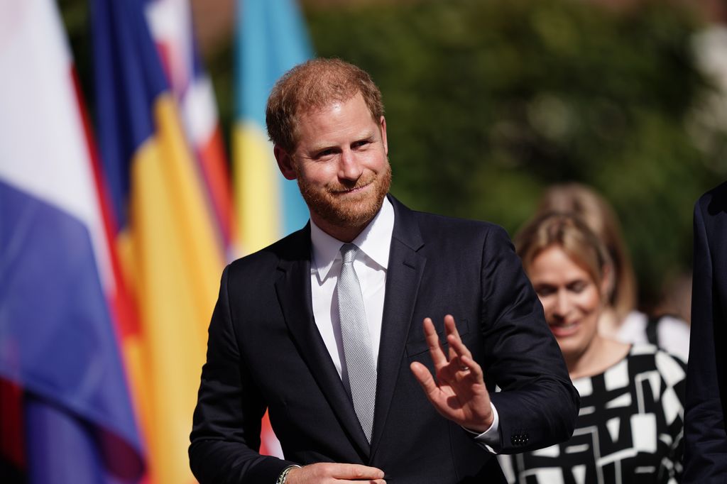 Prince Harry arrives at Dusseldorf town hall
