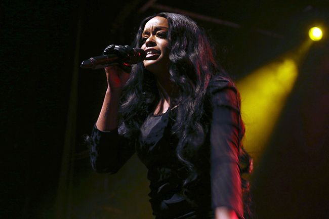 Azealia Banks on stage in 2019