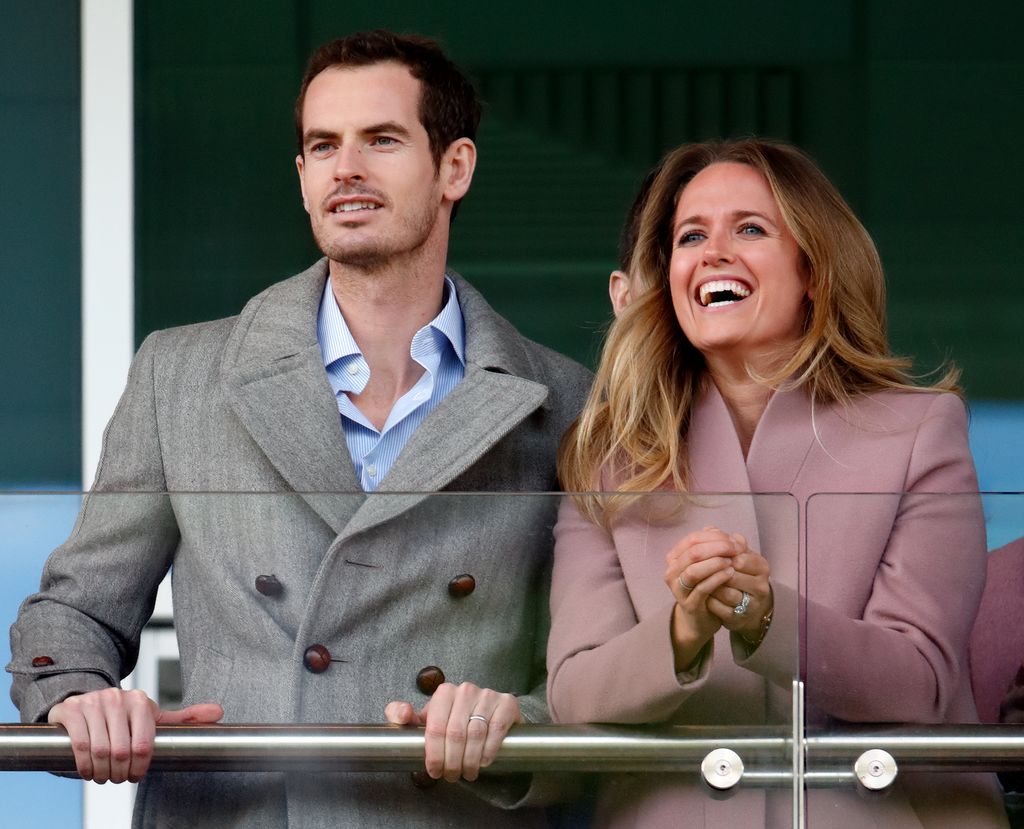 andy murray at races with wife kim