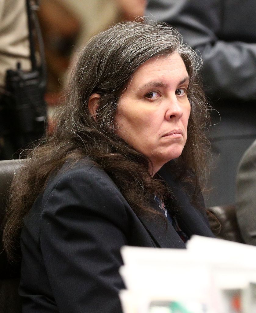 Louise Anna Turpin, accused of abusing and holding 13 children captive, appears in court on May 4, 2018 in Riverside, California