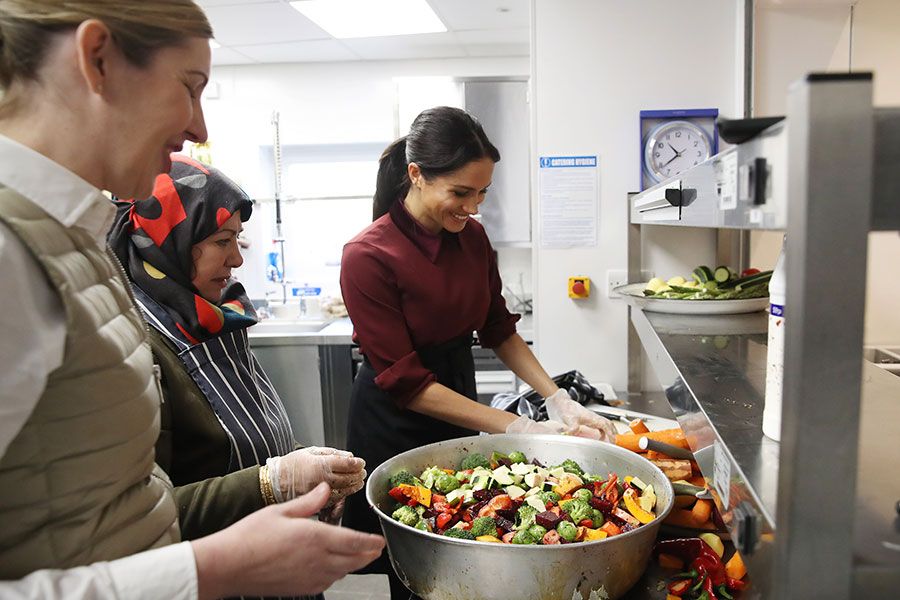 meghan markle cooking
