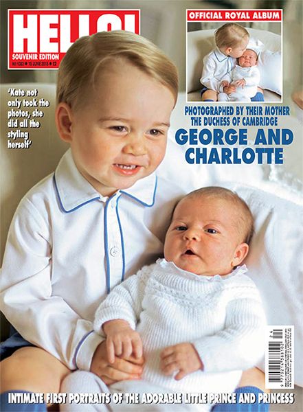 prince george princess charlotte hello magazine cover