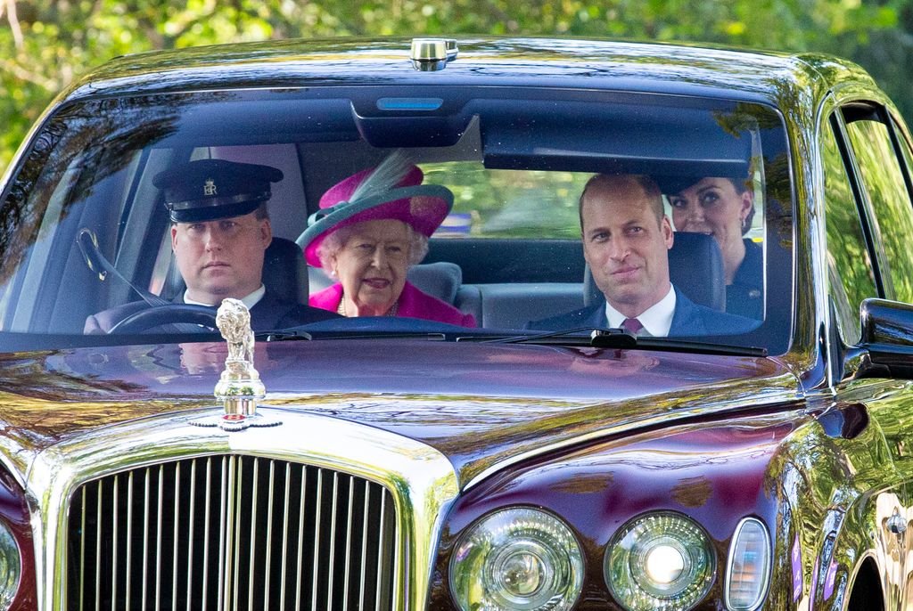 William and Kate attend Crathie Kirk church service with the Queen
