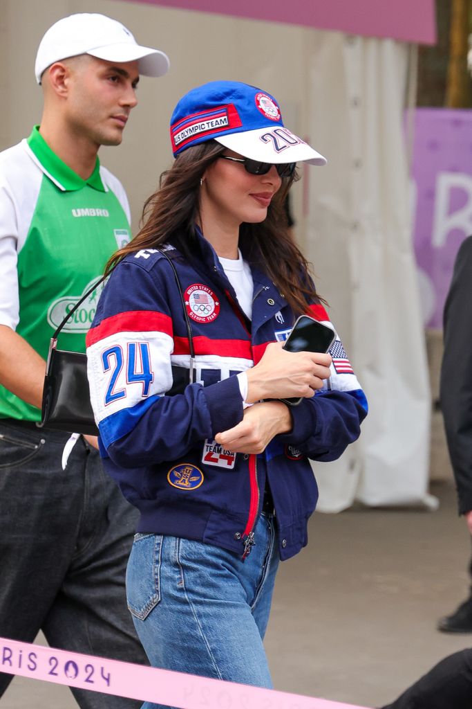 Kendall Jenner was spotted leaving the gymnastics event at the 2024 Paris Olympics in Ralph Lauren