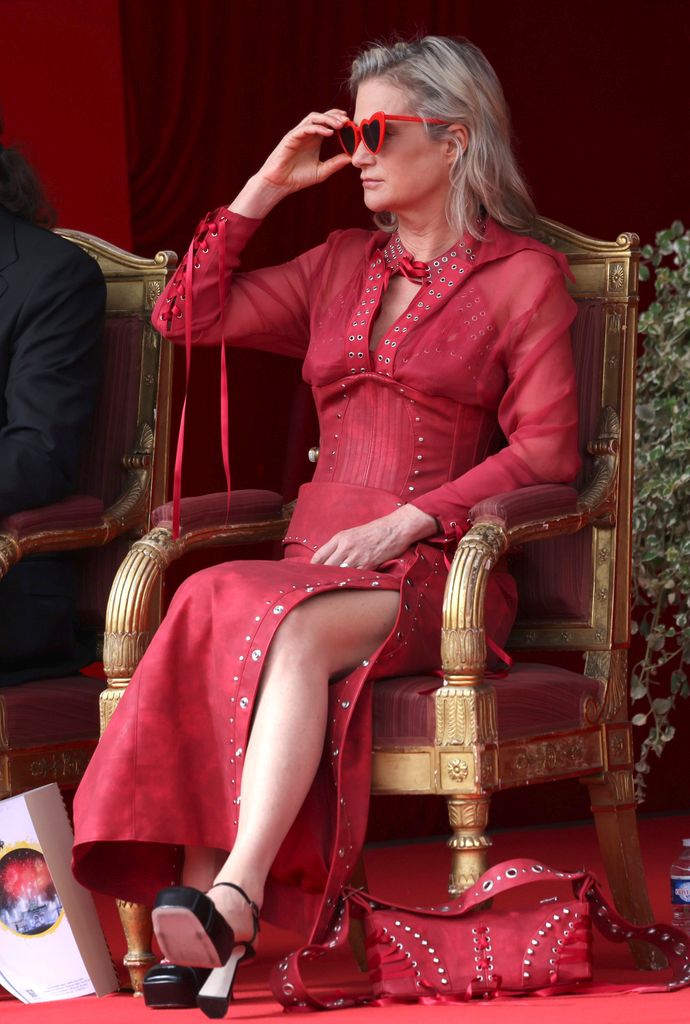 Princesse Delphine de Saxe Cobourg Tenue audacieuse