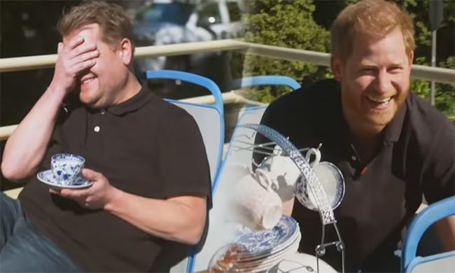james corden and prince harry friend