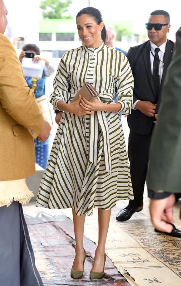 Meghan Markle striped dress