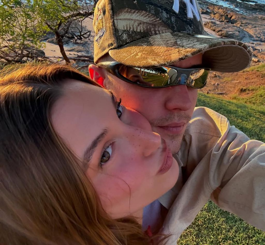 Hailey and Justin Bieber in loved-up images