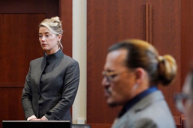 amber in court