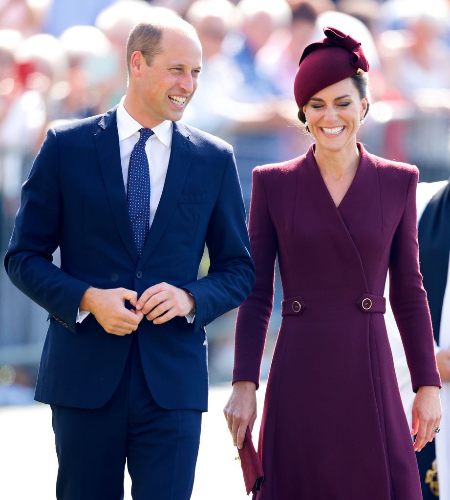 Prince William and Kate Middleton smiling